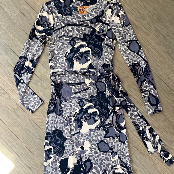 Tory Burch Cheetah and Floral belted dress - Picture 2 of 5